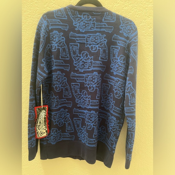 Monument vs the Masses Cardigan Blue Sz M NWT - Picture 9 of 10